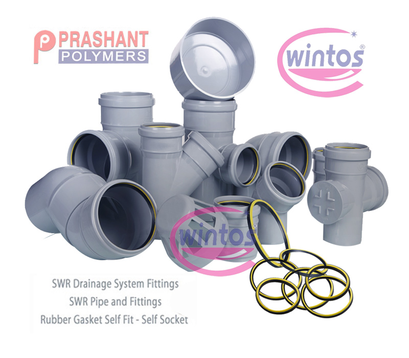 SWR PVC Drainage Pipe System Fittings - SWR PVC Plumbing Solvent Pipe Fitting